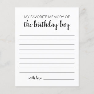 My Favourite Memory Of The Birthday Boy