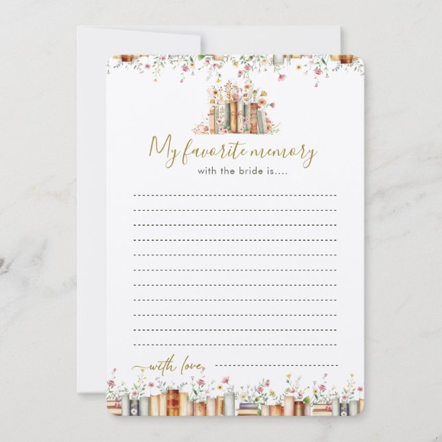 My Favourite Memory with the Bride - Book Themed (Front)