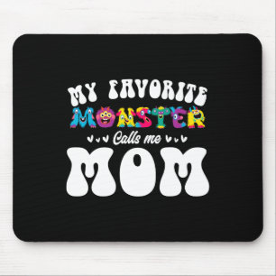 My Favourite Monster Calls Me Mum Fun Mother Hallo Mouse Mat