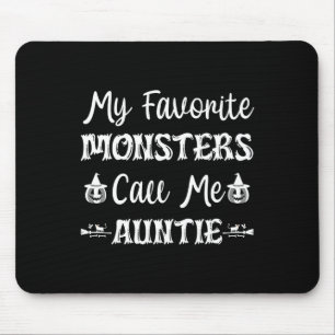 My Favourite Monsters Call Me Auntie Fun Cat Aunt  Mouse Mat