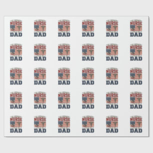 My Favourite Nurse Calls Me Dad Vintage Shirt Desi Wrapping Paper