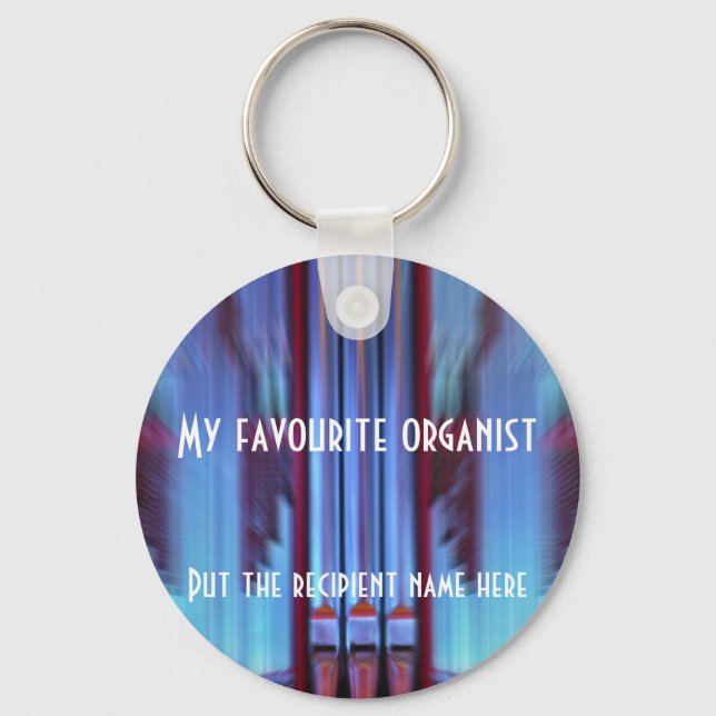 My favourite organist key ring (Front)