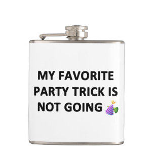 My Favourite Party Trick Hip Flask