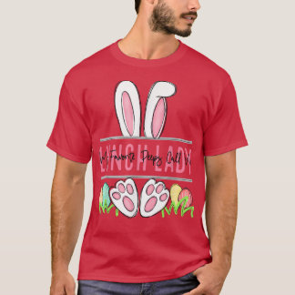 My Favourite Peep Call Me Lunch Lady Happy Easter  T-Shirt