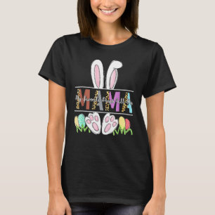 My Favourite Peep Call Me Mama Leopard Easter Day T-Shirt