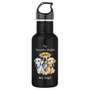 My Favourite People are Dogs 532 Ml Water Bottle