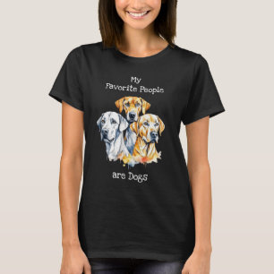 My Favourite People are Dogs T-Shirt