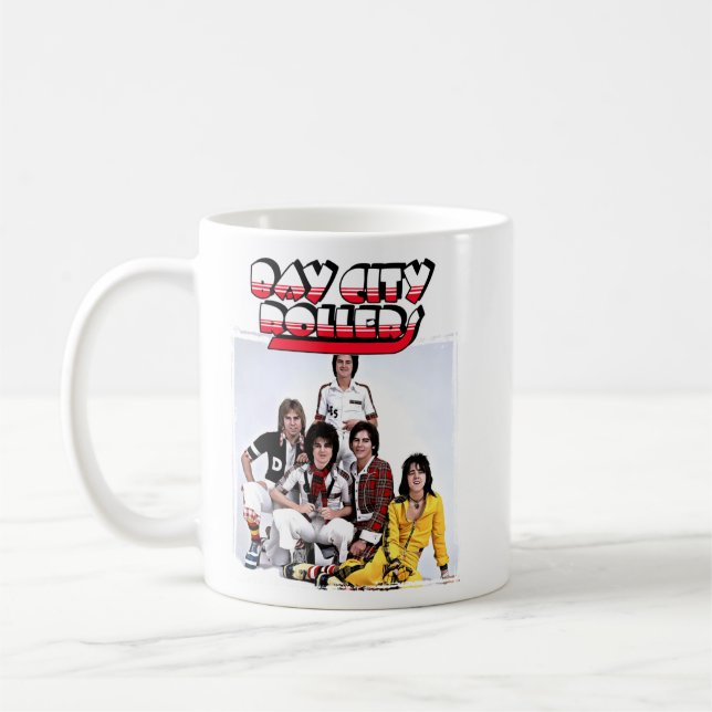 My Favourite People Band Bay City Rollers Music Ro Coffee Mug (Left)