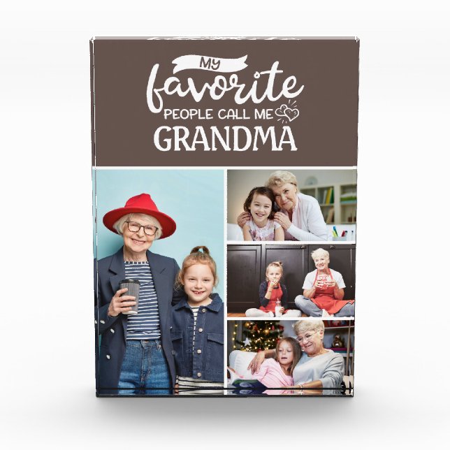 My favourite people call me| 4 family photo collag (Front)