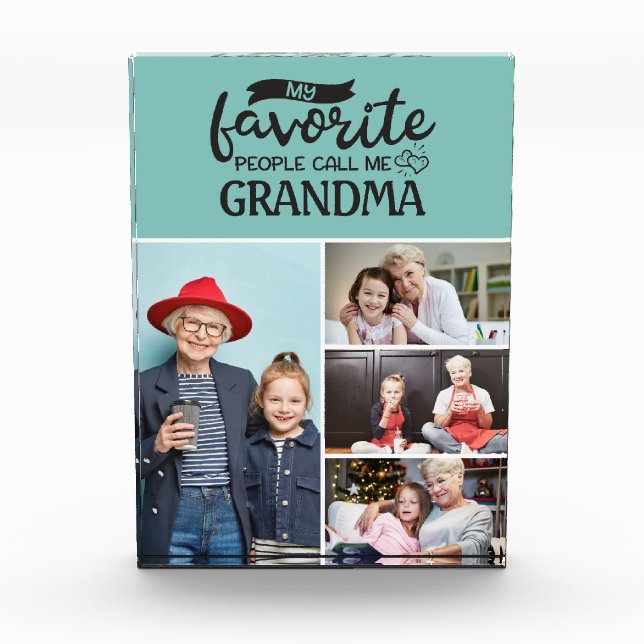 My favourite people call me| 4 family photo collag (Front)