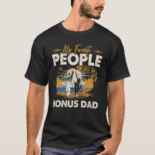 My Favourite People Call Me Bonus Dad Men Sunset S T-Shirt