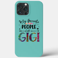 My Favourite People Call Me Gigi Floral Leopard