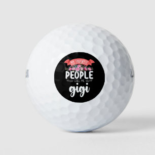 My Favourite People Call Me Gigi Mother's Day Golf Balls