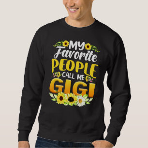 My Favourite People Call Me Gigi Sunflower Mother' Sweatshirt
