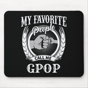 My Favourite People Call Me Gpop Fist Bump Special Mouse Mat
