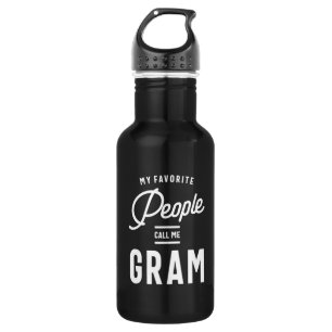 My Favourite People Call Me Gram 532 Ml Water Bottle