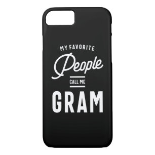 My Favourite People Call Me Gram iPhone 8/7 Case