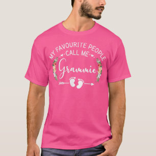 My Favourite People Call Me Grammie Women Flower G T-Shirt