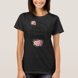 My Favourite People Call Me Grammie Women Flower G T-Shirt