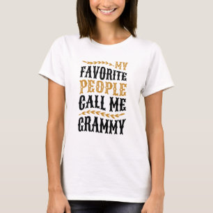 My Favourite People Call Me Grammy Gift Tee