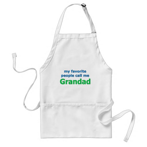 Image of my favourite people call me grandad Standard Apron
