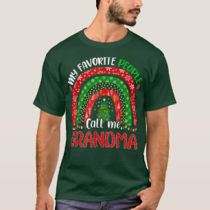 My Favourite People Call Me Grandma Christmas T-Shirt