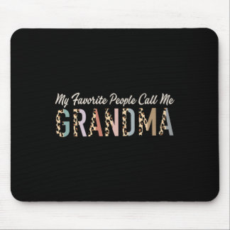 My Favourite People Call Me Grandma Gifts Leopard  Mouse Mat