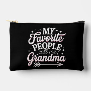 My Favourite People Call Me Grandma Mother’s Day Accessory Pouch