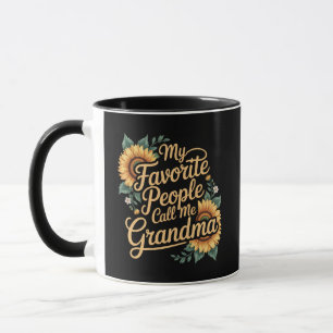 My Favourite People Call Me Grandma Mother's Day Mug