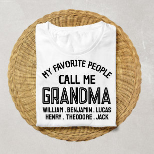 My Favourite People Call Me Grandma New First 1st T-Shirt