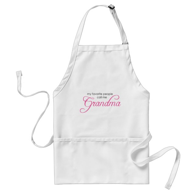 My Favourite People Call Me Grandma Standard Apron (Front)