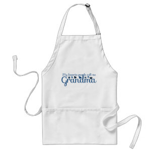 My favourite people call me grandma standard apron