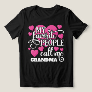 My Favourite People Call Me Grandma Tri-Blend Shirt