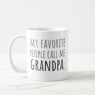 My Favourite People Call Me Grandpa Coffee Mug