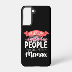 My Favourite People Call Me Memaw Mother's Day Samsung Galaxy Case