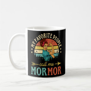 My Favourite People Call Me Mormor Women Retro Dec Coffee Mug
