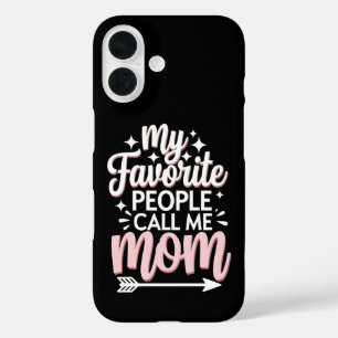My Favourite People Call Me Mum Mother's Day Flora iPhone 16 Case