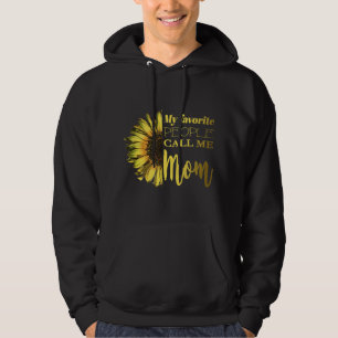 My Favourite People Call Me Mum Sunflower Garden F Hoodie