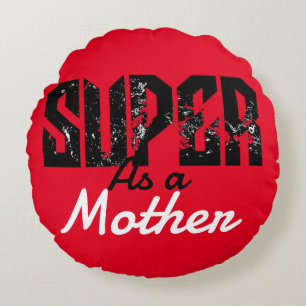 My favourite people call me mummy, personalise  round cushion