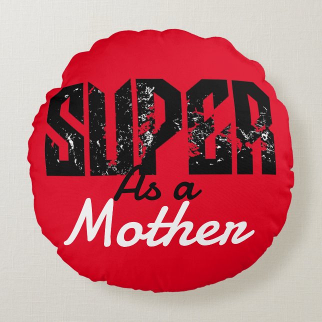 My favourite people call me mummy, personalise  round cushion (Front)