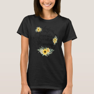 My Favourite People Call Me Mummy Women Flower Dec T-Shirt