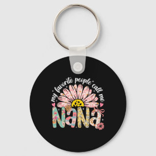 My Favourite People Call Me Nana Mothers Day Girly Key Ring