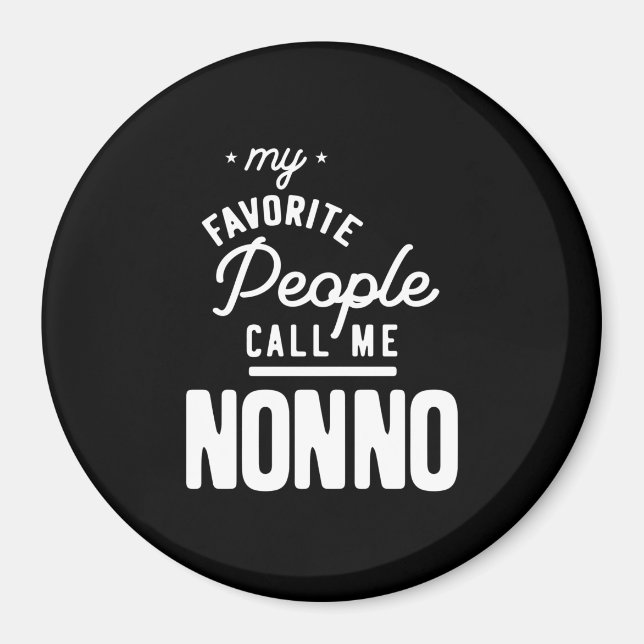 My Favourite People Call Me Nonno Magnet (Front)