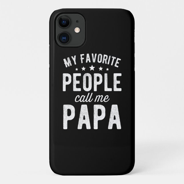 My Favourite People Call Me Papa Case-Mate iPhone Case (Back)