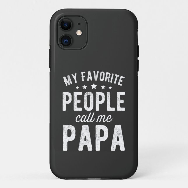 My Favourite People Call Me Papa Case-Mate iPhone Case (Back)