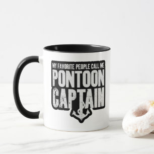 My Favourite People Call Me Pontoon Captain Mug