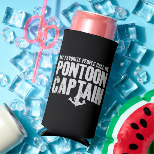 My Favourite People Call Me Pontoon Captain Seltzer Can Cooler