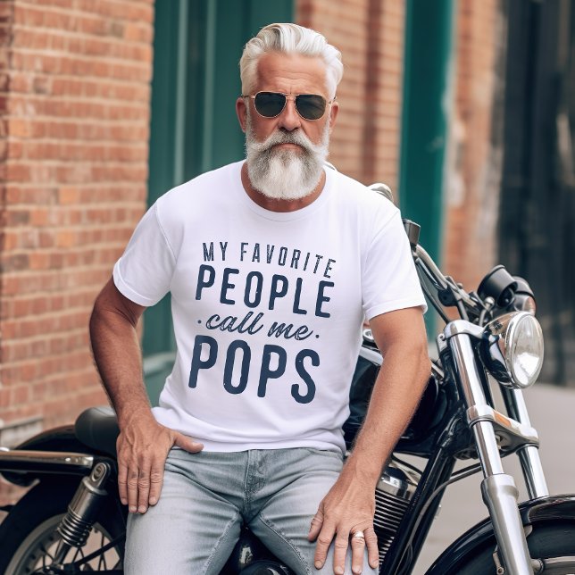 My Favourite People Call Me Pops Father's Day 2025 T-Shirt (Creator Uploaded)