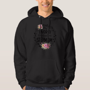 My Favourite People Call Me Stepmom Women Flower S Hoodie