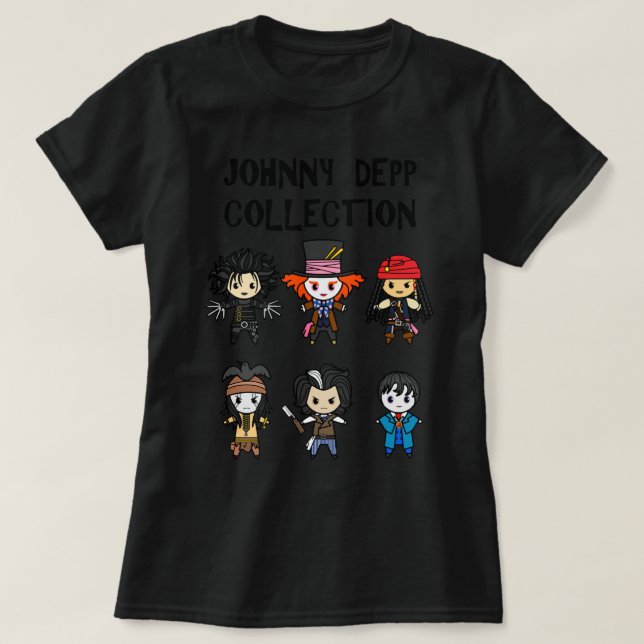 My Favourite People Depp Collection T-Shirt (Design Front)